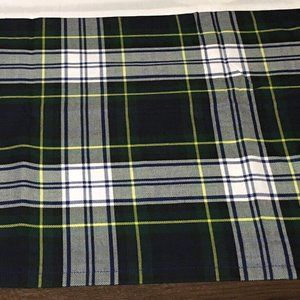 Lauren Ralph Lauren Twin Bed Skirt University Dress Gordon Plaid 14.5" Split